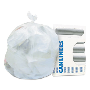 Heritage High-density Waste Can Liners, 16 Gal, 6 Microns, 24" X 33", Natural, 1,000-carton freeshipping - TVN Wholesale
